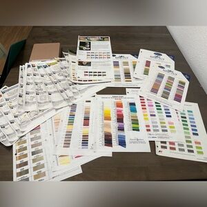 King Tut & Other Thread Color Swatches and Pattern Catalog for Sewing Quilting